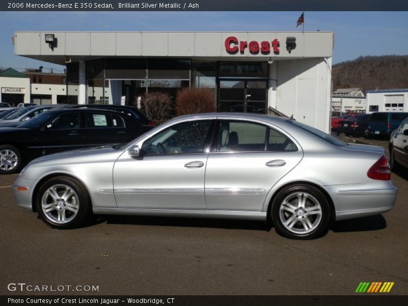 Brilliant Silver Metallic / Ash 2006 Mercedes-Benz E 350 Sedan