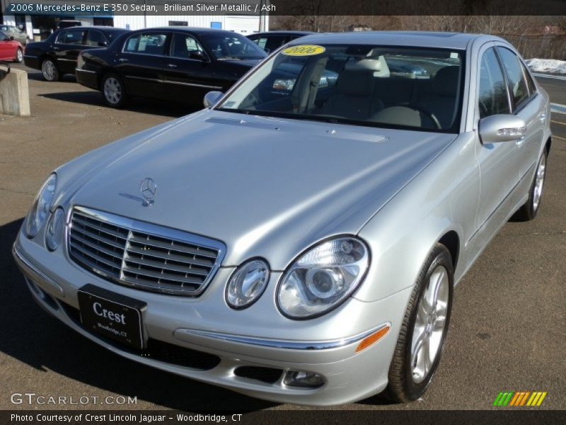 Brilliant Silver Metallic / Ash 2006 Mercedes-Benz E 350 Sedan