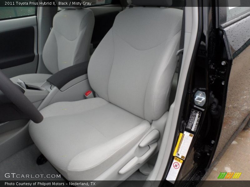  2011 Prius Hybrid II Misty Gray Interior