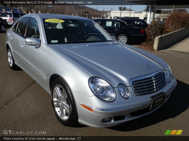 Brilliant Silver Metallic / Ash 2006 Mercedes-Benz E 350 Sedan