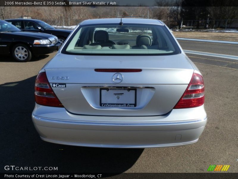 Brilliant Silver Metallic / Ash 2006 Mercedes-Benz E 350 Sedan