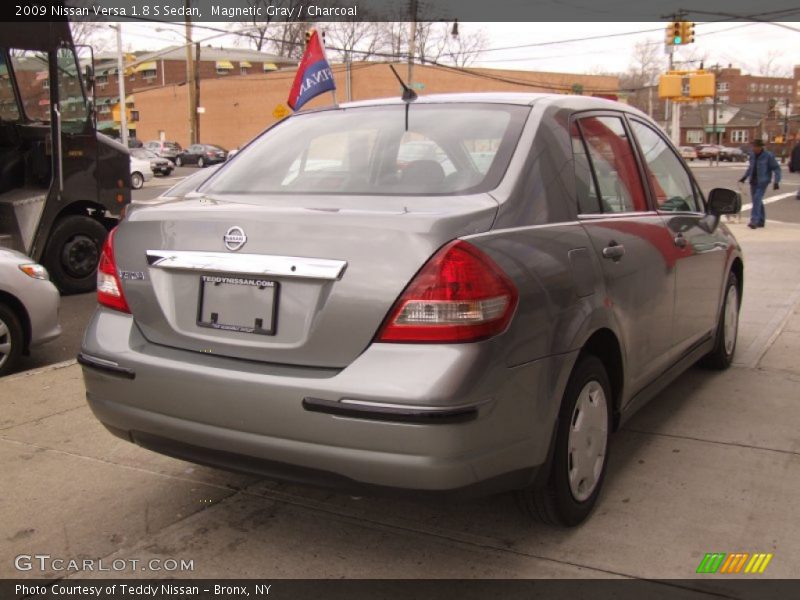 Magnetic Gray / Charcoal 2009 Nissan Versa 1.8 S Sedan