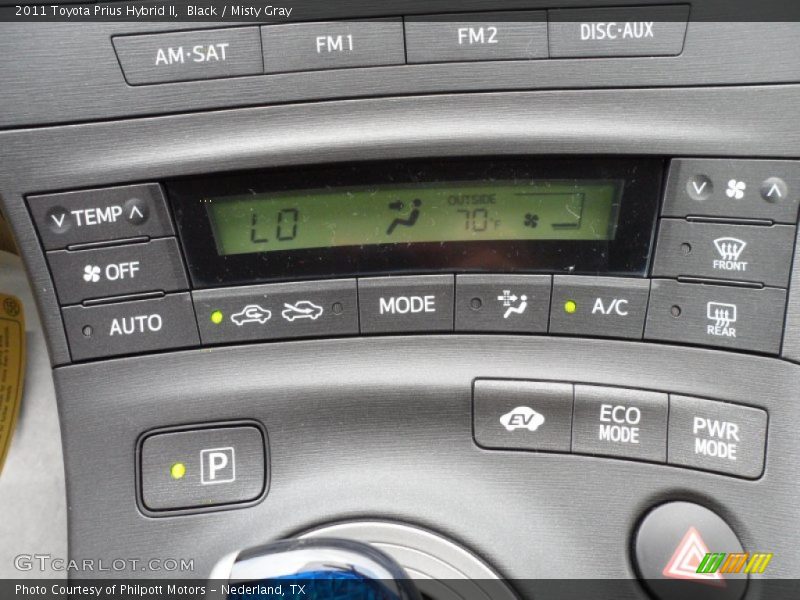 Controls of 2011 Prius Hybrid II