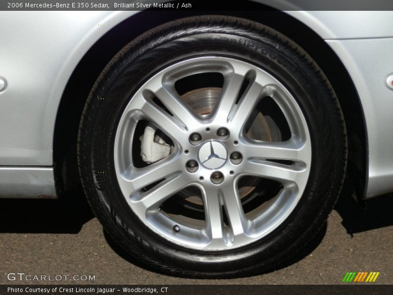 Brilliant Silver Metallic / Ash 2006 Mercedes-Benz E 350 Sedan