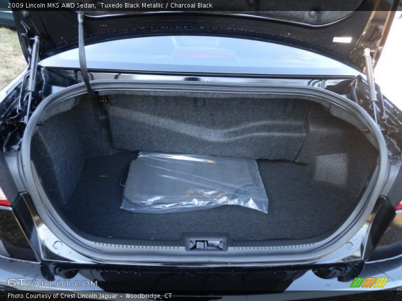 Tuxedo Black Metallic / Charcoal Black 2009 Lincoln MKS AWD Sedan