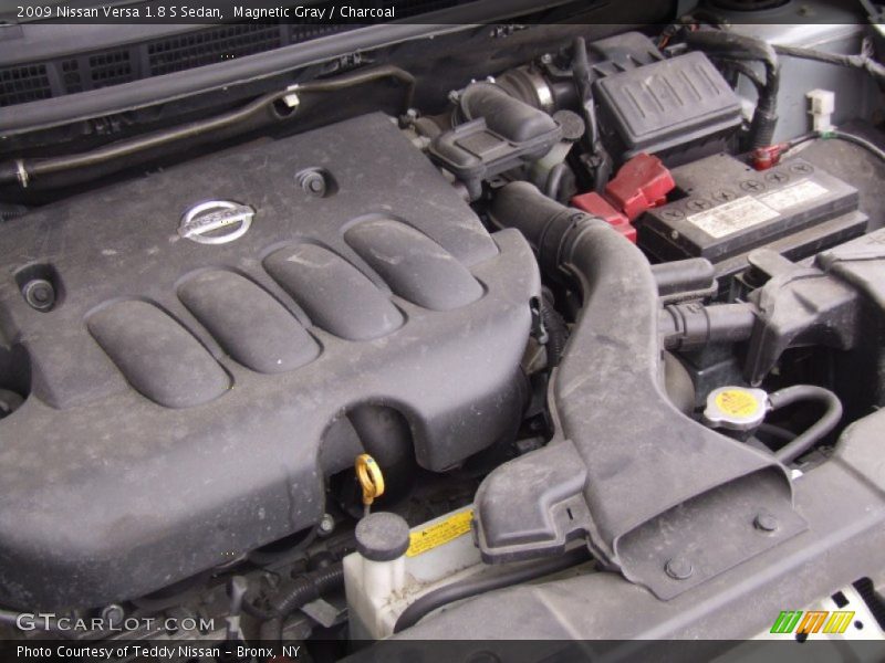 Magnetic Gray / Charcoal 2009 Nissan Versa 1.8 S Sedan