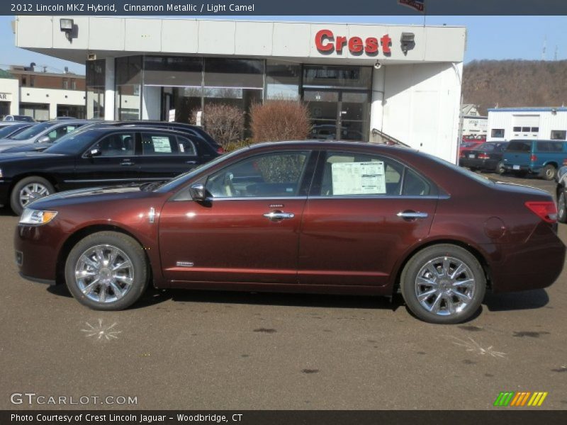 Cinnamon Metallic / Light Camel 2012 Lincoln MKZ Hybrid