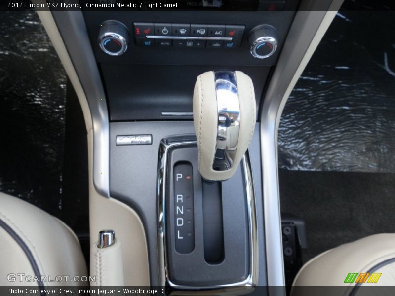 Cinnamon Metallic / Light Camel 2012 Lincoln MKZ Hybrid