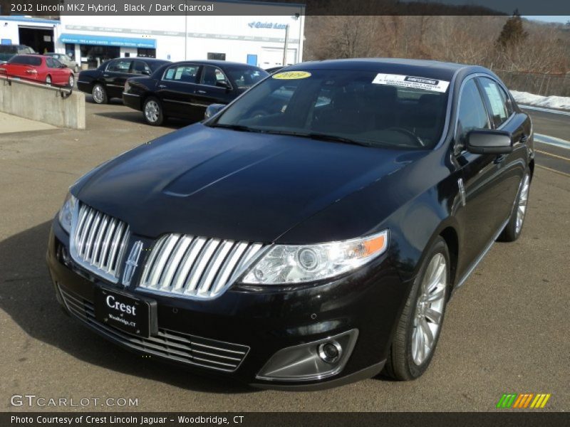 Black / Dark Charcoal 2012 Lincoln MKZ Hybrid