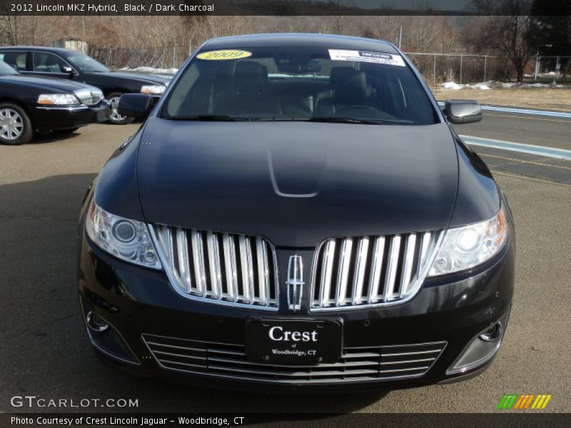 Black / Dark Charcoal 2012 Lincoln MKZ Hybrid