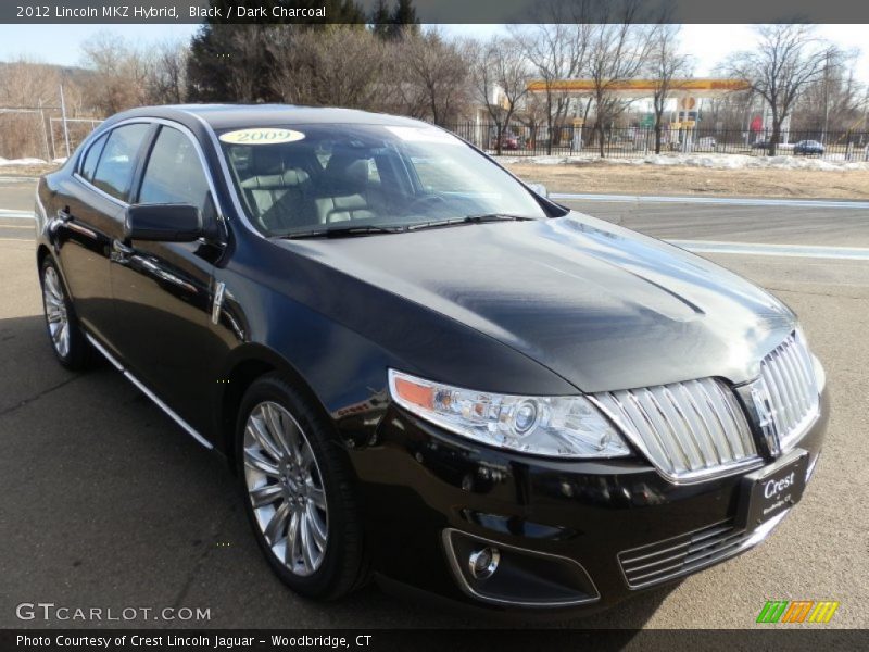 Black / Dark Charcoal 2012 Lincoln MKZ Hybrid