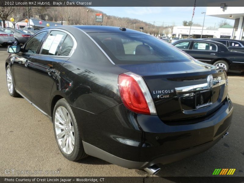 Black / Dark Charcoal 2012 Lincoln MKZ Hybrid