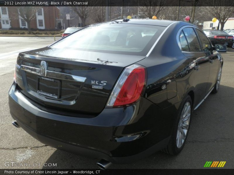 Black / Dark Charcoal 2012 Lincoln MKZ Hybrid