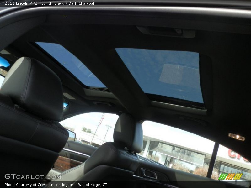 Black / Dark Charcoal 2012 Lincoln MKZ Hybrid
