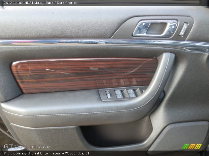 Black / Dark Charcoal 2012 Lincoln MKZ Hybrid