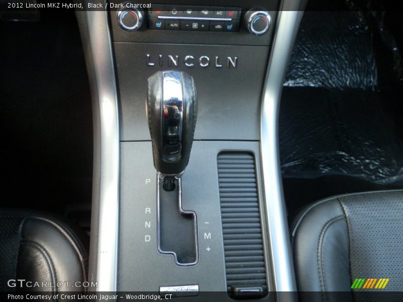 Black / Dark Charcoal 2012 Lincoln MKZ Hybrid