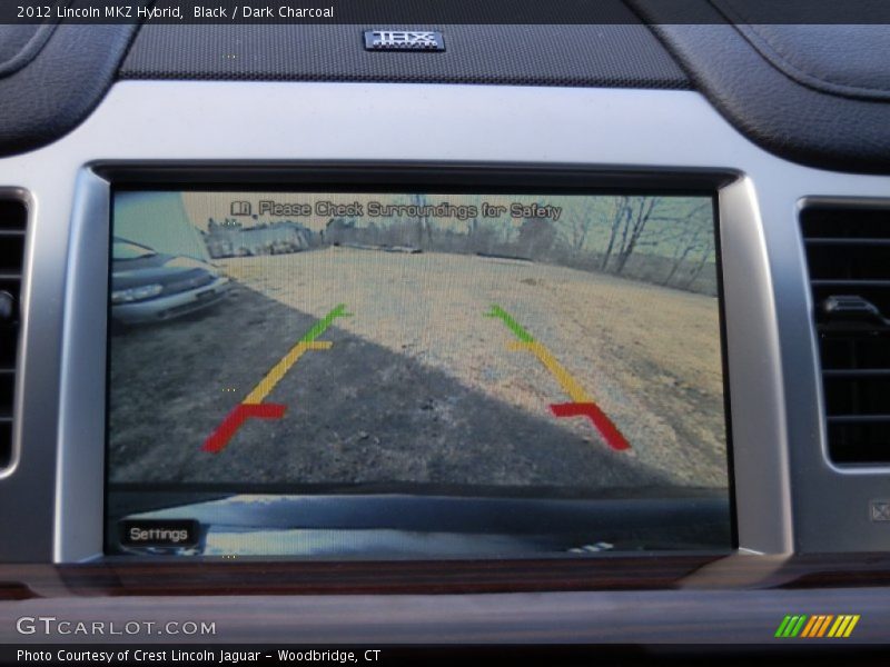 Black / Dark Charcoal 2012 Lincoln MKZ Hybrid