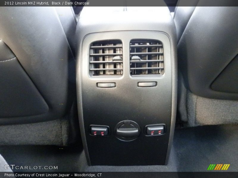 Black / Dark Charcoal 2012 Lincoln MKZ Hybrid