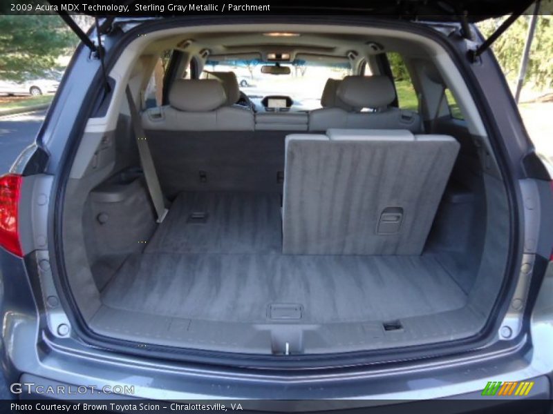 Sterling Gray Metallic / Parchment 2009 Acura MDX Technology