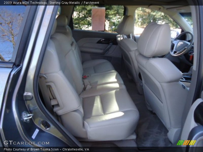 Sterling Gray Metallic / Parchment 2009 Acura MDX Technology