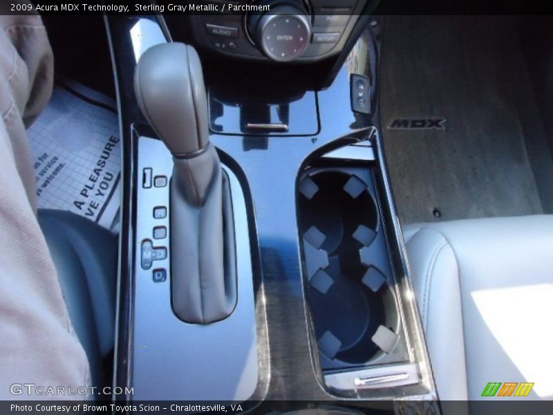 Sterling Gray Metallic / Parchment 2009 Acura MDX Technology