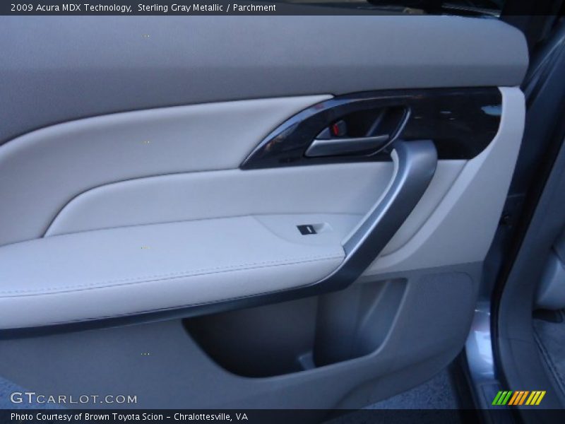 Sterling Gray Metallic / Parchment 2009 Acura MDX Technology