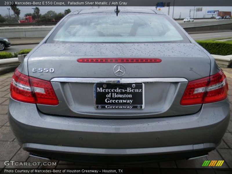 Palladium Silver Metallic / Ash Gray 2010 Mercedes-Benz E 550 Coupe