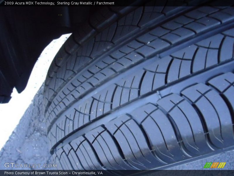 Sterling Gray Metallic / Parchment 2009 Acura MDX Technology