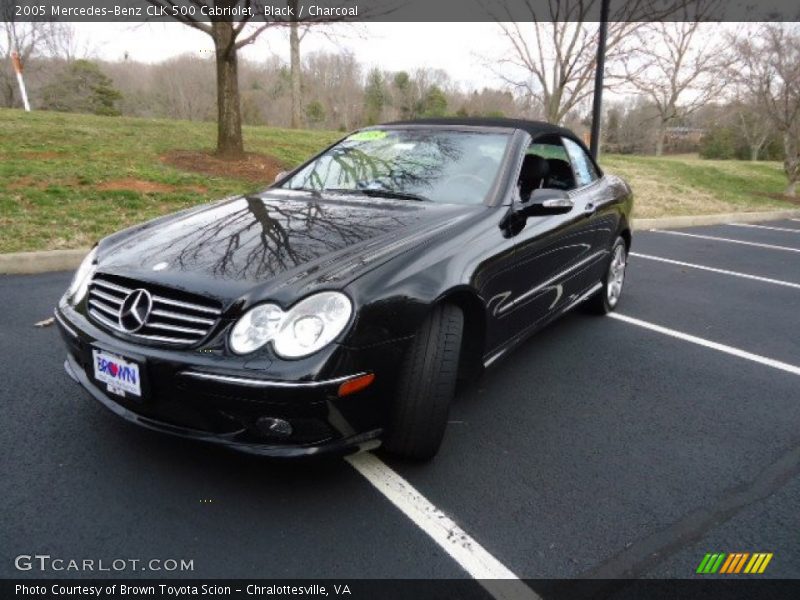 Black / Charcoal 2005 Mercedes-Benz CLK 500 Cabriolet