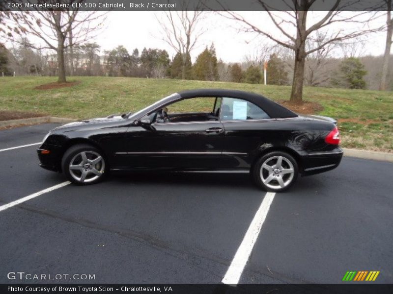 Black / Charcoal 2005 Mercedes-Benz CLK 500 Cabriolet