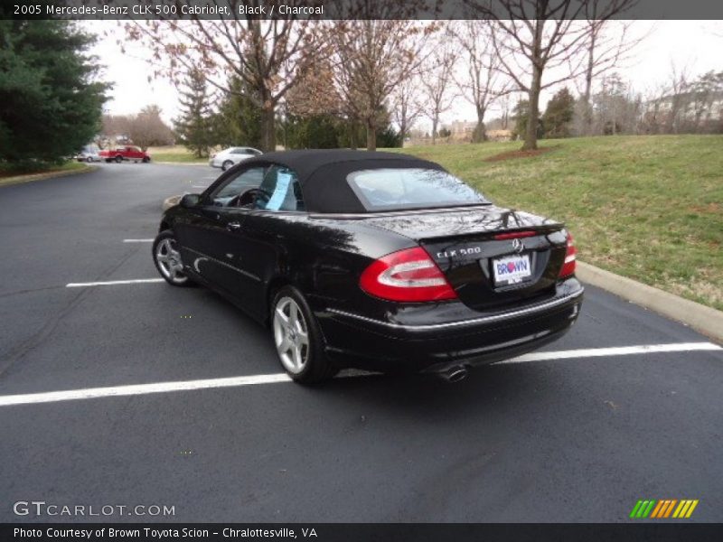 Black / Charcoal 2005 Mercedes-Benz CLK 500 Cabriolet