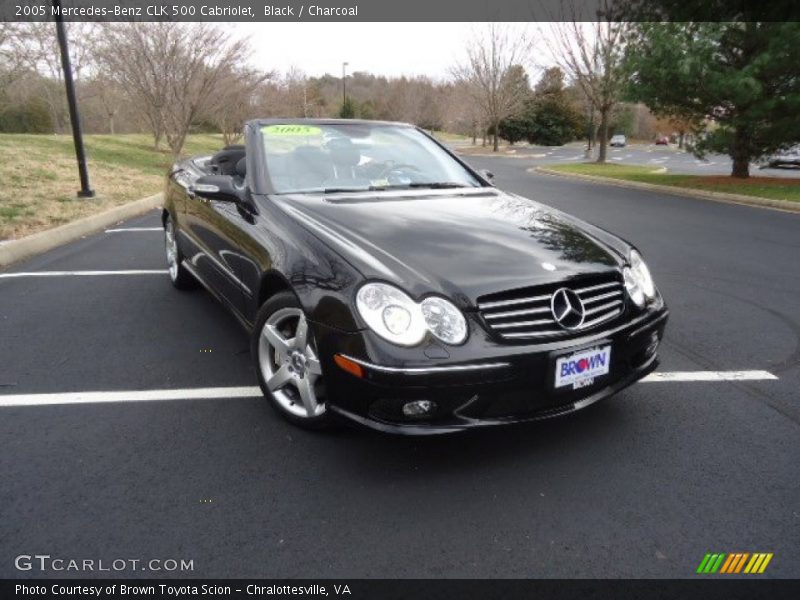 Black / Charcoal 2005 Mercedes-Benz CLK 500 Cabriolet
