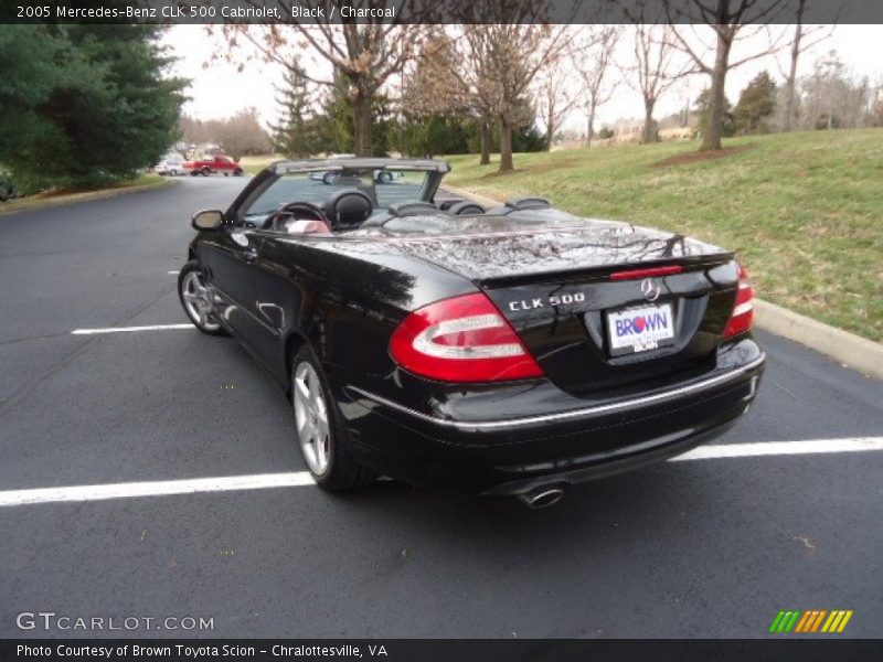 Black / Charcoal 2005 Mercedes-Benz CLK 500 Cabriolet