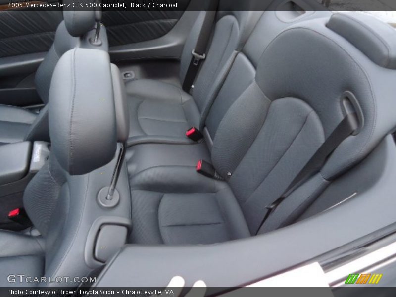  2005 CLK 500 Cabriolet Charcoal Interior