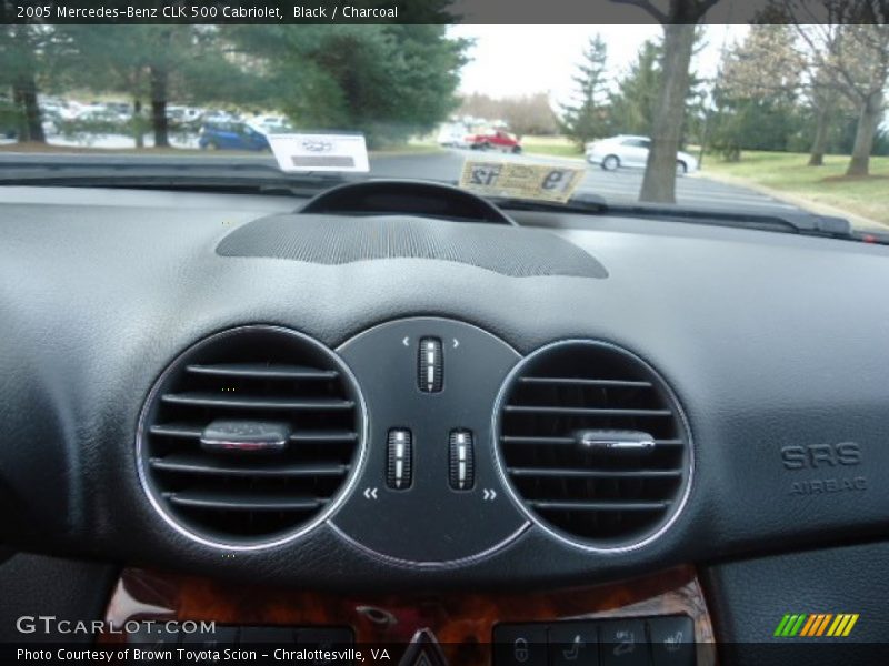 Black / Charcoal 2005 Mercedes-Benz CLK 500 Cabriolet