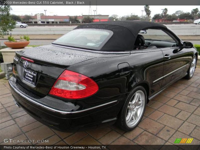 Black / Black 2009 Mercedes-Benz CLK 550 Cabriolet