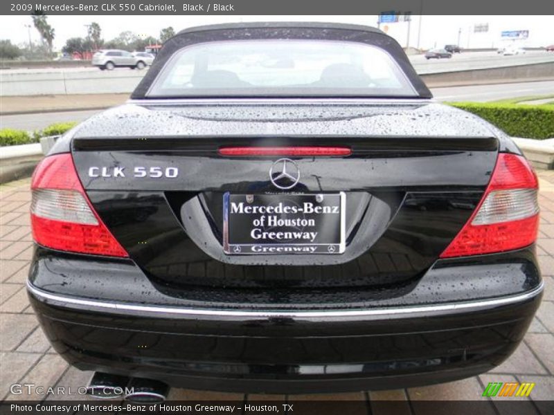 Black / Black 2009 Mercedes-Benz CLK 550 Cabriolet