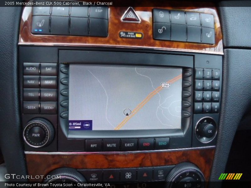 Navigation of 2005 CLK 500 Cabriolet