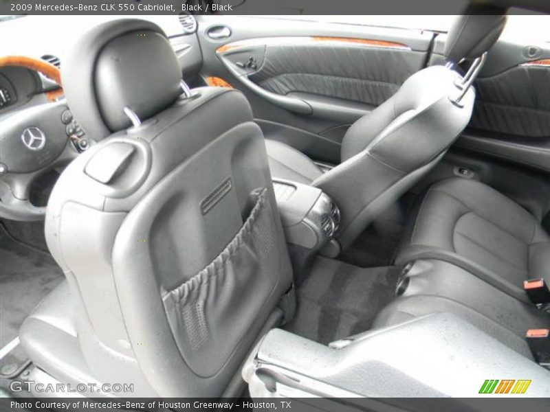 Black / Black 2009 Mercedes-Benz CLK 550 Cabriolet
