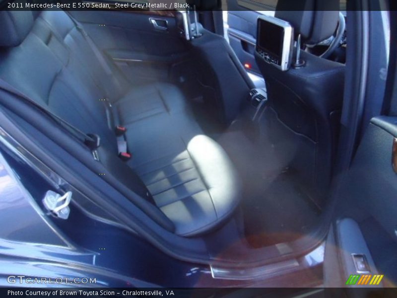 Steel Grey Metallic / Black 2011 Mercedes-Benz E 550 Sedan