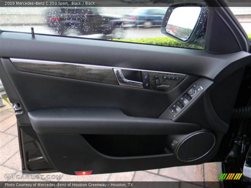 Black / Black 2009 Mercedes-Benz C 350 Sport