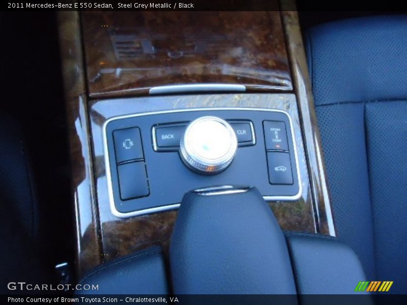 Steel Grey Metallic / Black 2011 Mercedes-Benz E 550 Sedan