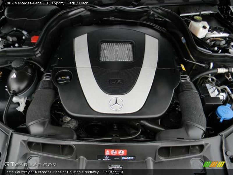 Black / Black 2009 Mercedes-Benz C 350 Sport