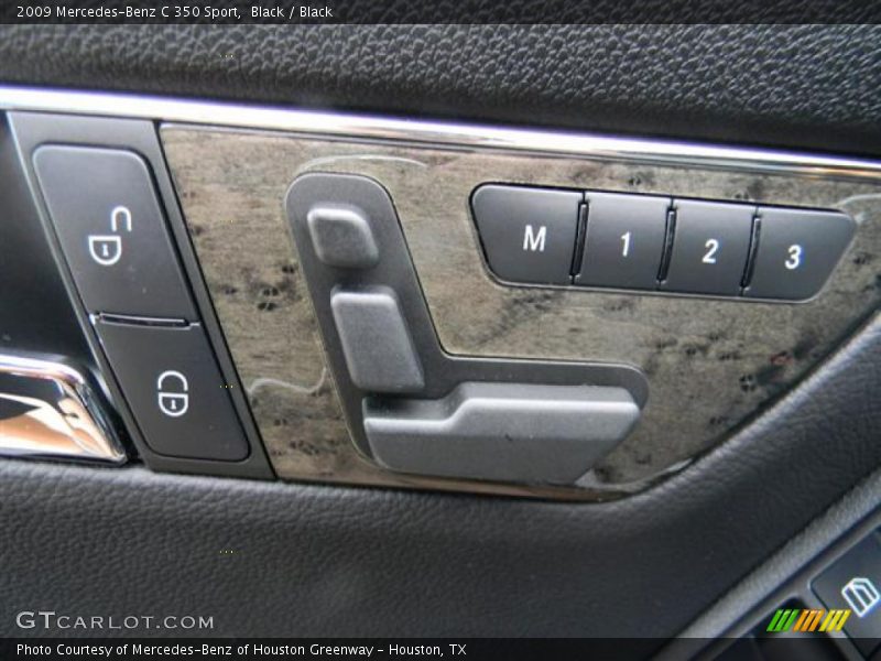 Black / Black 2009 Mercedes-Benz C 350 Sport