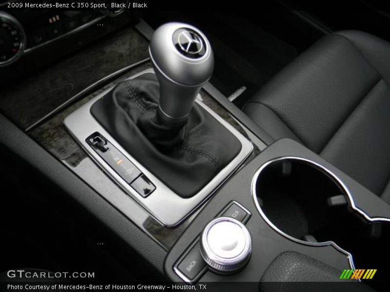 Black / Black 2009 Mercedes-Benz C 350 Sport