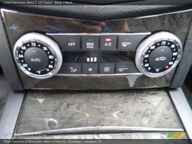 Black / Black 2009 Mercedes-Benz C 350 Sport