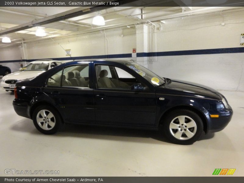Galactic Blue Metallic / Beige 2003 Volkswagen Jetta GLS Sedan
