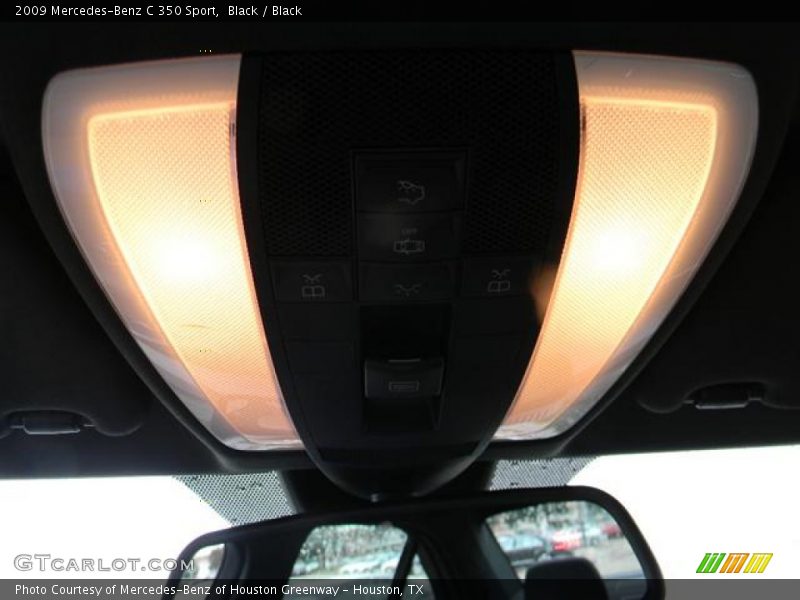 Black / Black 2009 Mercedes-Benz C 350 Sport