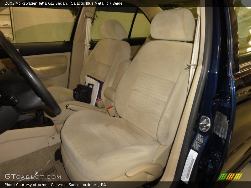 Galactic Blue Metallic / Beige 2003 Volkswagen Jetta GLS Sedan