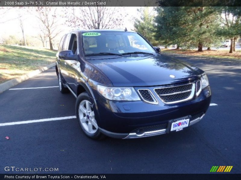 Crystal Blue Metallic / Desert Sand 2008 Saab 9-7X 5.3i